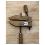 JORGENSEN WOOD HANDSCREW CLAMPS, VTG, WOODEN