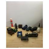 VTG GLASS DECANTERS, ASSORTED VEHICLE AND TRAIN