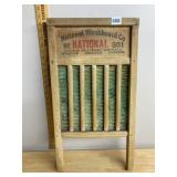 NATIONAL WASHBOARD CO. NO. 801 WASHBOARD, WOOD