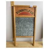 COLUMBUS WASHBOARD CO. SUNNYLAND WASHBOARD,