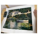 POCH ROMEU, CALA PARTIO, SILKSCREEN PRINT, SIGNED