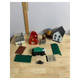 BACHMANN HO SCALE MODEL TRAIN BUILDINGS, INCLUDES