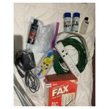 ASSORTED HOUSEHOLD ITEMS, INCLUDES POWER STRIP,
