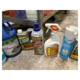 ASSORTED CLEANING SUPPLIES, ZEP CARPET SHAMPOO,