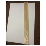 WOODEN DOWELS, NATURAL FINISH, CYLINDRICAL FORM,