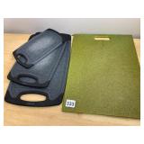 PLASTIC CUTTING BOARDS, VARIOUS SIZES, TEXTURED
