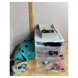 STERILITE PLASTIC DRAWER UNIT, ASSORTED RIBBON