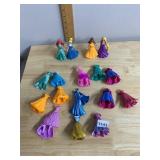 MATTEL DISNEY PRINCESS DOLLS, ASSORTED FIGURES W/