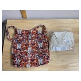FREE PEOPLE PAISLEY TOTE BAG, UNIQLO U COTTON