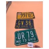 VTG PENNSYLVANIA AND OHIO MOTORCYCLE LICENSE
