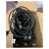 OUTDOOR STRING LIGHTS, BLACK CORD, EDISON STYLE