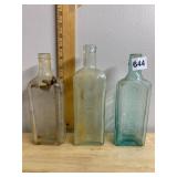 TURTOX AMBER GLASS BOTTLE W/ LABEL, CLOROX AMBER