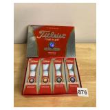 TITLEIST DT SOLO GOLF BALLS, NIB, 12-BALL BOX.