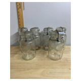ATLAS E-Z SEAL GLASS CANNING JARS, WIRE BAIL