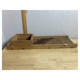 T&D MFG CO. WOODEN KRAUT CUTTER, MODEL 643-W,