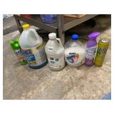 ASSORTED CLEANING SUPPLIES, LYSOL, FORCE SOAP,