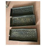 RUBBER BOOT TRAYS, RECTANGULAR, MOLDED SCROLL