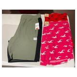 HOLLISTER AND THREADS 4 THOUGHT SHORTS, COTTON
