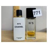 CHANEL NO 5 BATH GEL AND EAU DE TOILETTE, PARTIAL
