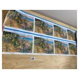 US POSTAL SERVICE GREAT LAKES DUNES STAMP SHEETS,