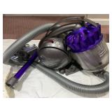 DYSON CYCLONE VACUUM, PURPLE AND GREY, INCLUDES