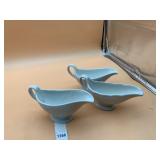 MCNICOL CHINA GRAVY BOATS, US ARMY MEDICAL
