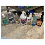 ASSORTED HOUSEHOLD CLEANERS, CARPET CLEANER,