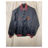 JACKET SHACK VTG VARSITY JACKET, NYLON SHELL,