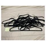VELVET CLOTHING HANGERS, NON-SLIP, SWIVEL HOOKS,