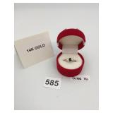 14K GOLD RING 2.41 GRAMS SZ 10