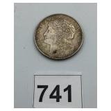 1921 MORGAN SILVER DOLLAR, CIRCULATED, UNITED