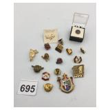 ASSORTED VTG LAPEL PINS, CORPORATE AND CONFERENCE