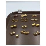 GOLD-TONE EARRINGS, ASSORTED STYLES, CLIP-ON