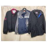 ETONIC GOLFWEAR JACKET, AND1 BASKETBALL ZIP-UP