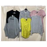 PREMISE STUDIO TOP, CHARLOTTE RUSSE CARDIGAN,