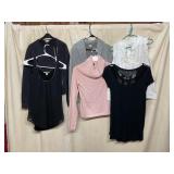 ASSORTED TOPS AND JACKETS, INCLUDES GAP MOTO