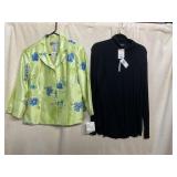 JESSICA HOWARD FLORAL JACKET, JOAN VASS BLACK