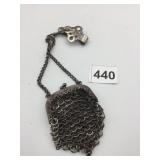VTG METAL MESH COIN PURSE, CHAIN MAIL