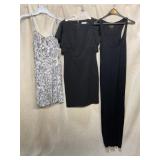 OLD NAVY PRINTED SUNDRESS, CALVIN KLEIN BLACK