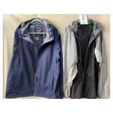 SWISSTECH BLUE JACKET, ATHLETECH GREY/BLACK