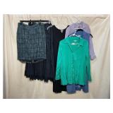 J.JILL CLOTHING ASSORTMENT, INCLUDES TWEED SKIRT,