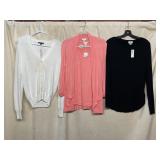 J.CREW SHIMMER CARDIGAN, CHICOS TALULLAH CARDIGAN