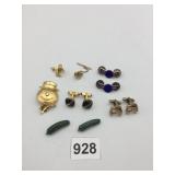 ASSORTED COSTUME JEWELRY, INCLUDES GOLD-TONE