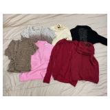 ASSORTED LADIES SWEATERS, INCLUDES COLDWATER