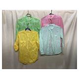 GAP BUTTON-DOWN SHIRTS, ASSORTED PATTERNS, COTTON