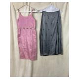 LITTLE MASS PINK DRESS W/ FLORAL TRIM, K.C.