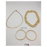 METAL COSTUME JEWELRY, HERRINGBONE CHAIN