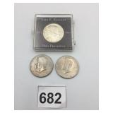US KENNEDY HALF DOLLARS, INCLUDES 1976