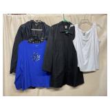 ASSORTED WOMENS OUTERWEAR AND TOPS, INCLUDES