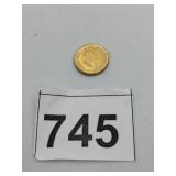 1853 US GOLD DOLLAR, TYPE 1, LIBERTY HEAD, GOLD